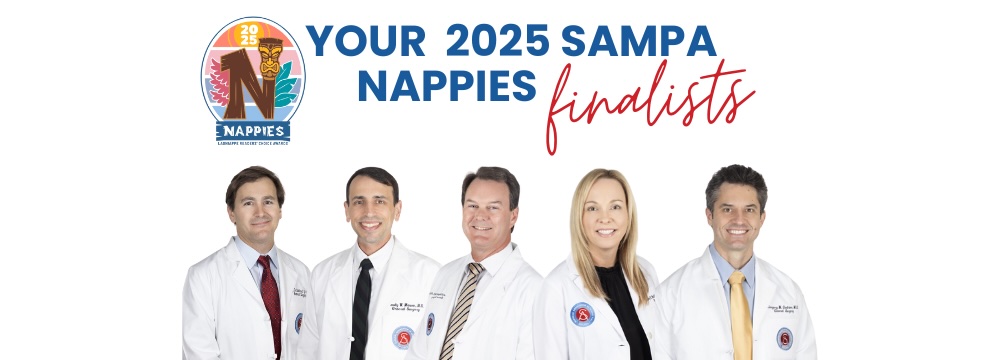 SAMPA’s Surgeons Named 2025 Nappie Award Finalists